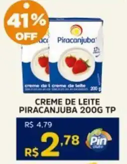 Pinheiro Supermercado Creme de leite piracanjuba tp oferta