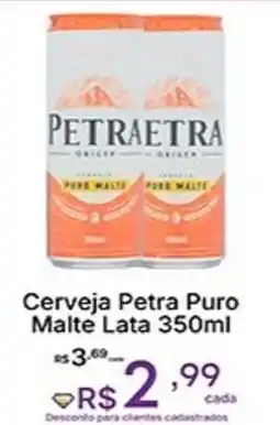 Super Lagoa Cerveja Petra Puro Malte Lata oferta