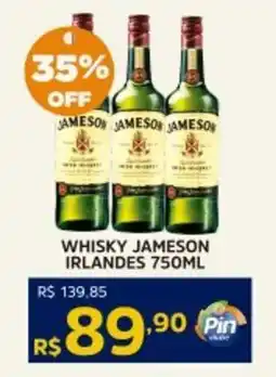 Pinheiro Supermercado Whisky jameson irlandes oferta