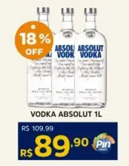 Pinheiro Supermercado Vodka absolut oferta