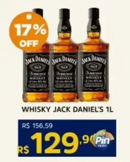 Pinheiro Supermercado Whisky jack daniel's oferta