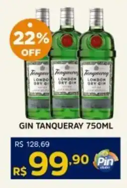 Pinheiro Supermercado Gin tanqueray oferta