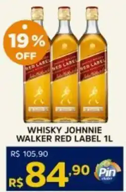 Pinheiro Supermercado Whisky johnnie walker red label oferta