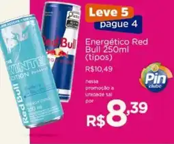 Pinheiro Supermercado Bull Energético Red Bull (tipos) oferta