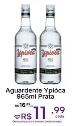 Super Lagoa Aguardente Ypióca Prata oferta