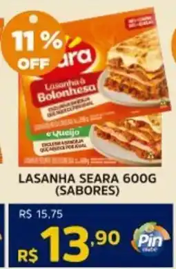 Pinheiro Supermercado Lasanha seara (sabores) oferta