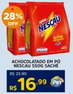 Pinheiro Supermercado Achocolatado em pó nescau sachê oferta