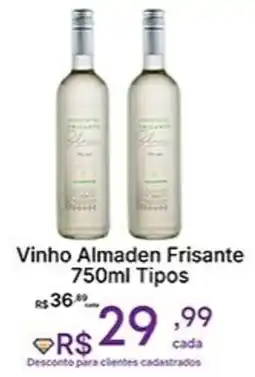 Super Lagoa Vinho Almaden Frisante Tipos oferta