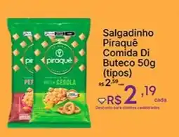 Super Lagoa Salgadinho Piraquê Comida Di Buteco (tipos) oferta