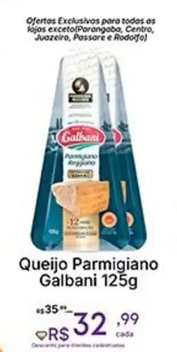 Super Lagoa Queijo Parmigiano Galbani oferta