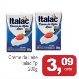 Mineirão Atacarejo Creme de Leite Italac Tp oferta