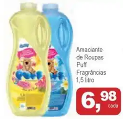 Mineirão Atacarejo Amaciante de Roupas Puff Fragrâncias oferta