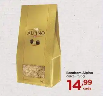 Carrefour Bombom Alpino 195g oferta