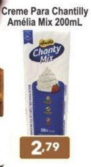 Creme para Chantilly Amelia Mix 200ml