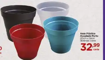 Vaso Plastico Acoplado Porto