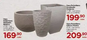 Carrefour Vaso Polietileno Redondo Rustico oferta