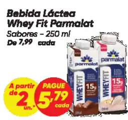 Dia Bebida Láctea Whey Fit Parmalat Sabores oferta