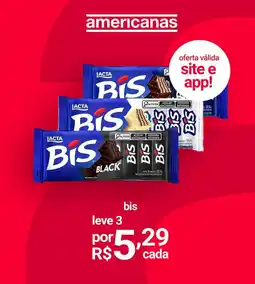 Lojas Americanas bis lacta oferta