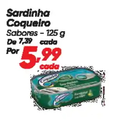 Dia Sardinha Coqueiro Sabores oferta