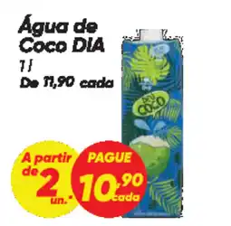 Dia Água de Coco DIA oferta