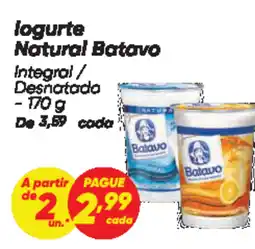 Dia logurte Natural Batavo oferta