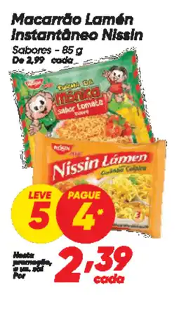 Dia Macanão Lamén Instantâneo Nissin oferta