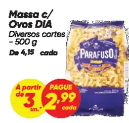 Dia Massa c/ Ovos DIA oferta