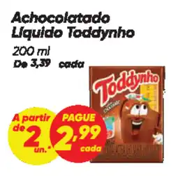 Dia Achocolatado Líquido Toddynho oferta