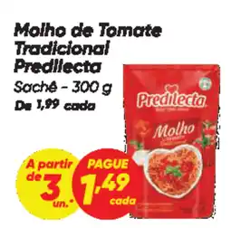 Dia Molho de Tomate Tradicional Predilecta oferta