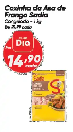 Dia Coxinha da Asa de Frango Sadia Congelada oferta