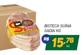 Brasil Atacadista Bisteca Suina Sadia 1kg oferta