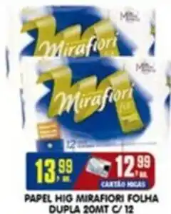 Higa's Supermercado Papel hig mirafiori folha dupla 20mt c/12 oferta
