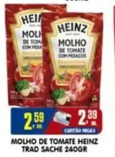 Higa's Supermercado Cartão cas molho de tomate heinz trad sache oferta