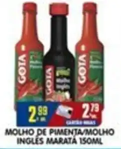Higa's Supermercado Molho de pimenta/molho ingles marata oferta