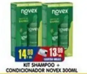 Higa's Supermercado Kit shampoo + condicionador novex oferta