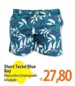 Atacadão Short Tactel Blue Bay oferta