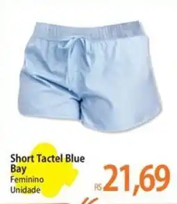 Atacadão Short Tactel Blue Bay oferta