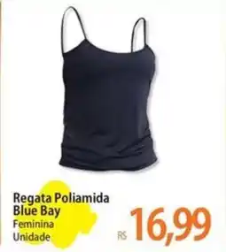 Atacadão Regata Poliamida Blue Bay oferta