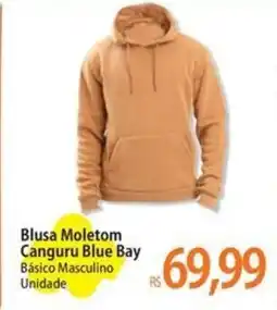 Atacadão Blusa Moletom Canguru Blue Bay oferta