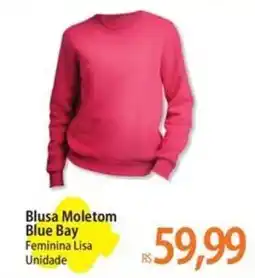 Atacadão Blusa Moletom Blue Bay oferta