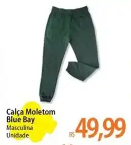 Atacadão Calça Moletom Blue Bay oferta