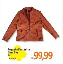 Atacadão Jaqueta Feminina Blue Bay oferta