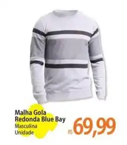 Atacadão Malha Gola Redonda Blue Bay oferta