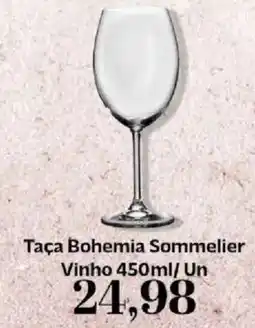 Supermercados Tauste Taça Bohemia Sommelier Vinho oferta