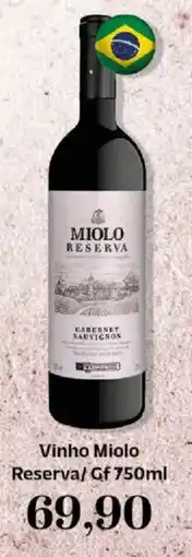 Supermercados Tauste Vinho Miolo Reserva/ Gf oferta