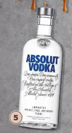 Supermercados Tauste Vodka Absolut Tradicional/Gf oferta