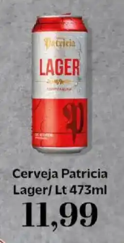 Supermercados Tauste Cerveja Patricia Lager/ Lt oferta