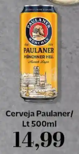 Supermercados Tauste Cerveja Paulaner/ Lt oferta