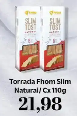 Supermercados Tauste Torrada Fhom Slim Natural/ Cx oferta