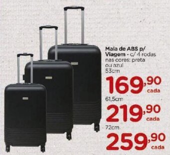 Carrefour Mala de ABS p/ Viagem 53cm oferta